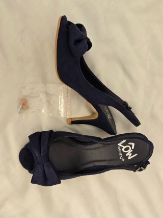 Zapatos de tacón Marypaz azules