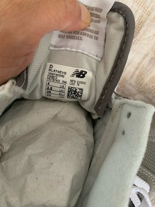 New Balance 574 Gris/Blanco