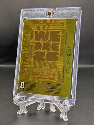 Carta Lionel Messi Golden Ball World Cup Adrena