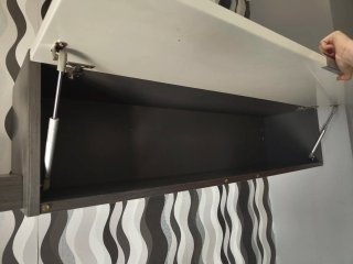 Estanterías Ikea Gris y Blancas