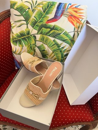 Sandali Pollini Beige/Oro