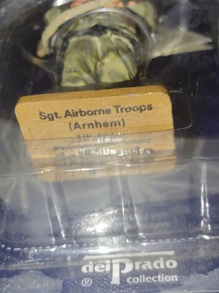 Figura plomo paracaidista británico 1944
