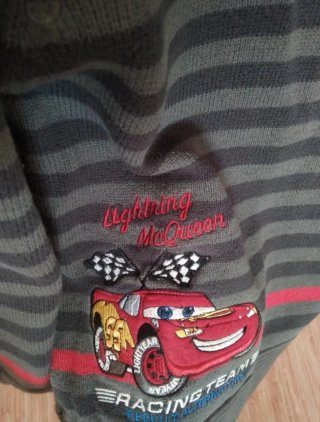 Maglietta per bambini con zip di Lightning McQueen