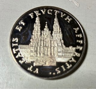 Medalla Santiago Compostela 1976 Plata Proof 40 mm