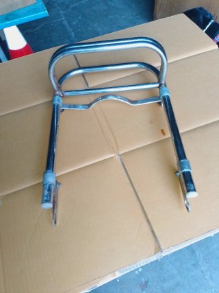 Portabultos Bultaco Mercurio  Cromado transportín