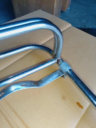 Portabultos Bultaco Mercurio  Cromado transportín