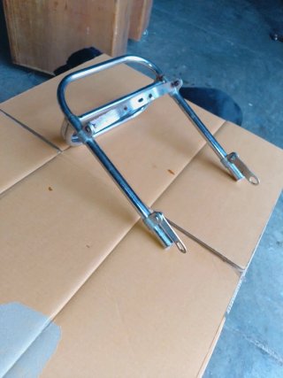 Portabultos Bultaco Mercurio  Cromado transportín
