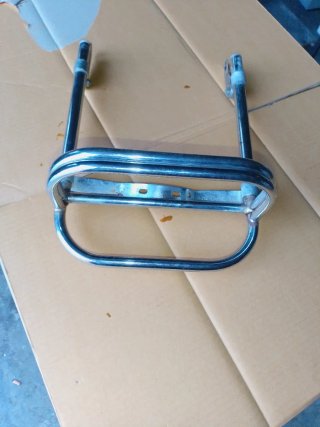 Portabultos Bultaco Mercurio  Cromado transportín