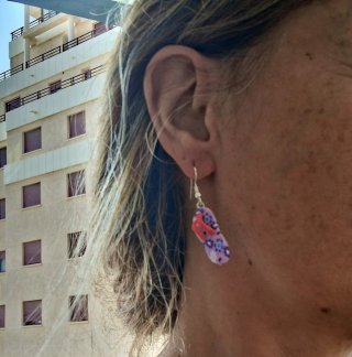 Pendientes de Plata Chanclas Playeras