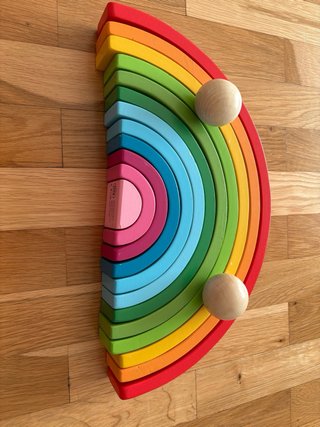 Playlive Arco Iris Madera Montessori 14 Piezas