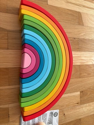 Playlive Arco Iris Madera Montessori 14 Piezas