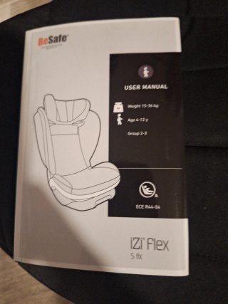 Silla coche BeSafe negra