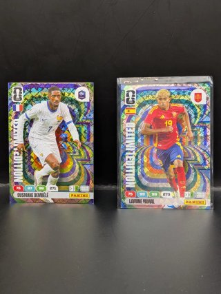 Conjunto 2 Cards Panini FIFA Dembélé Yamal