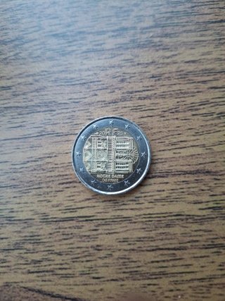 Moneda 2 euros Notre Dame de Paris