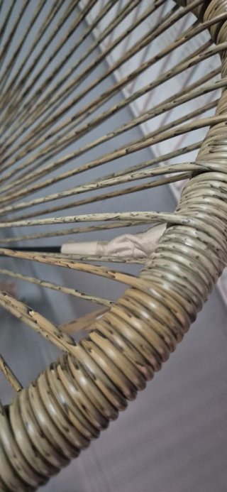 Silla Acapulco Jardín Beige/Negra