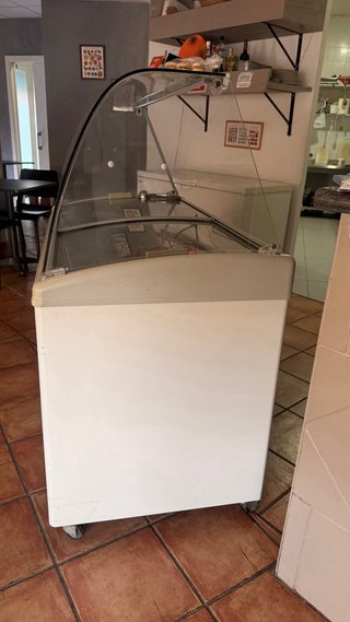 Vitrina congeladora para exposición para helados