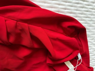 Macacão Mango Vermelho Assimetrico