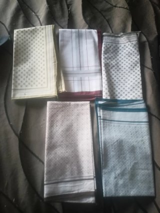 Pañuelos Fello Hombre Azul y Blanco