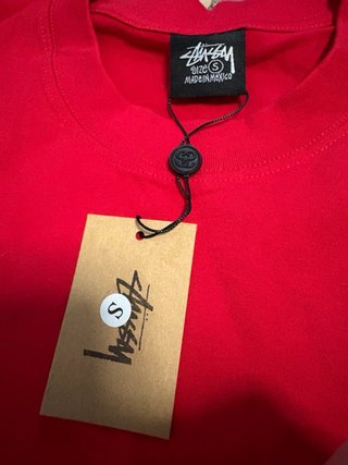 Camiseta Stussy Roja Talla S