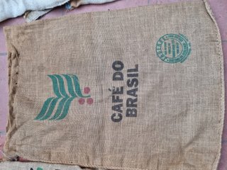 Saco de Yute Antiguo Café y Patatas