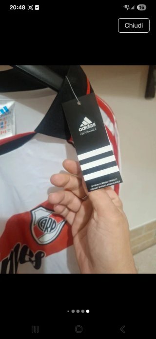 Maglia River Plate Aimar Vintage Adidas