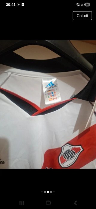 Maglia River Plate Aimar Vintage Adidas