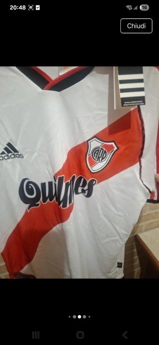 Maglia River Plate Aimar Vintage Adidas