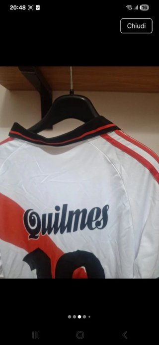 Maglia River Plate Aimar Vintage Adidas