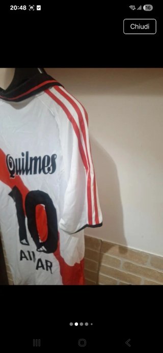 Maglia River Plate Aimar Vintage Adidas