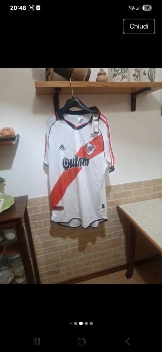 Maglia River Plate Aimar Vintage Adidas
