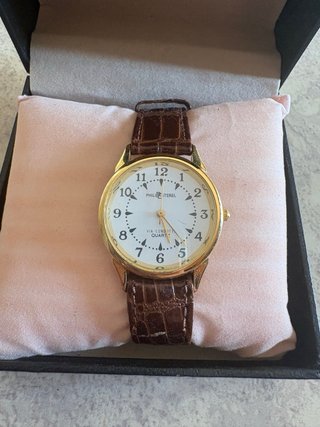 Orologio PHILIPPE STEREL Quarzo Oro Marrone