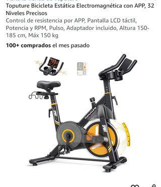 Bicicleta Estática Toputure Electromagnética