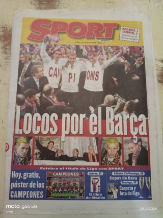 Periódicos victorias Barça