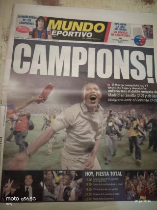 Periódicos victorias Barça
