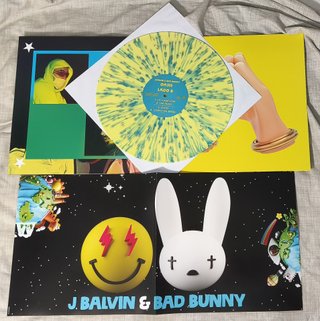Vinilo Oasis J Balvin & Bad Bunny (SPLATTER)