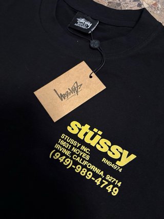 Camiseta Stussy Negra Talla S