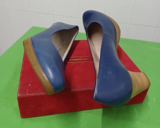 Tacones Wonders Azul