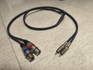 Cable XLR a conector analógico RCA