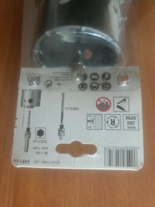 Broca Wolfcraft 80mm SDS Plus