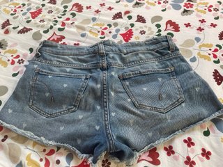 Shorts vaqueros Green Coast con corazones