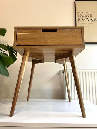 2 Comodini in legno in stile scandinavo