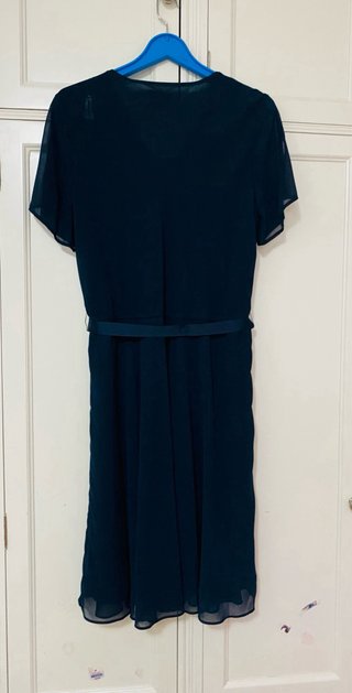 Vestido fiesta señora azul