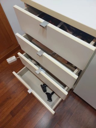 Mueble cajonero 151cm ancho