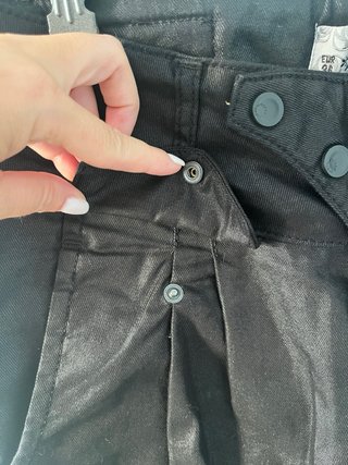Pantalón Pull&Bear Negro Talla S