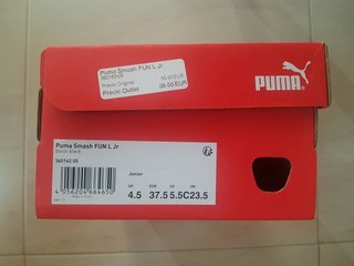 Zapatillas Puma Smash FUN L Jr Talla 37,5