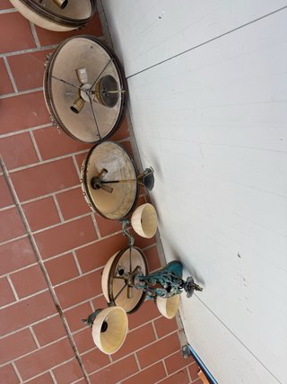 Lámparas de techo vintage 7€