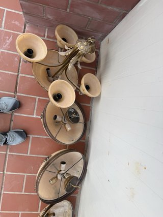 Lámparas de techo vintage 7€