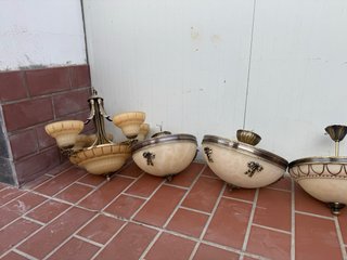 Lámparas de techo vintage 7€