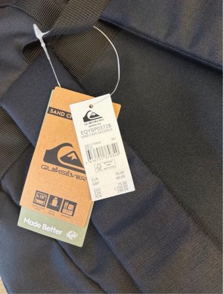 Mochila Quiksilver Negra Nueva 18L