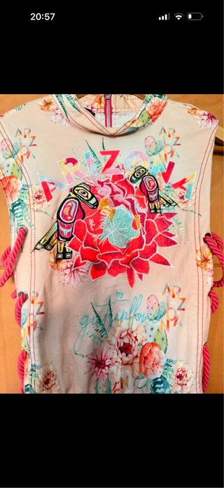 Vestido Gust And Love floral con cordones